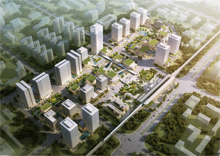 【DAO作品】城際鐵路葛店南站商貿(mào)區(qū)城市設(shè)計(jì)_新浪地產(chǎn)網(wǎng)